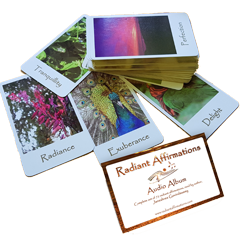 Radiant Affirmations - a quantum radiance deck and audio album